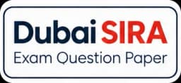 Dubai SIRA Exam Question Paper logo